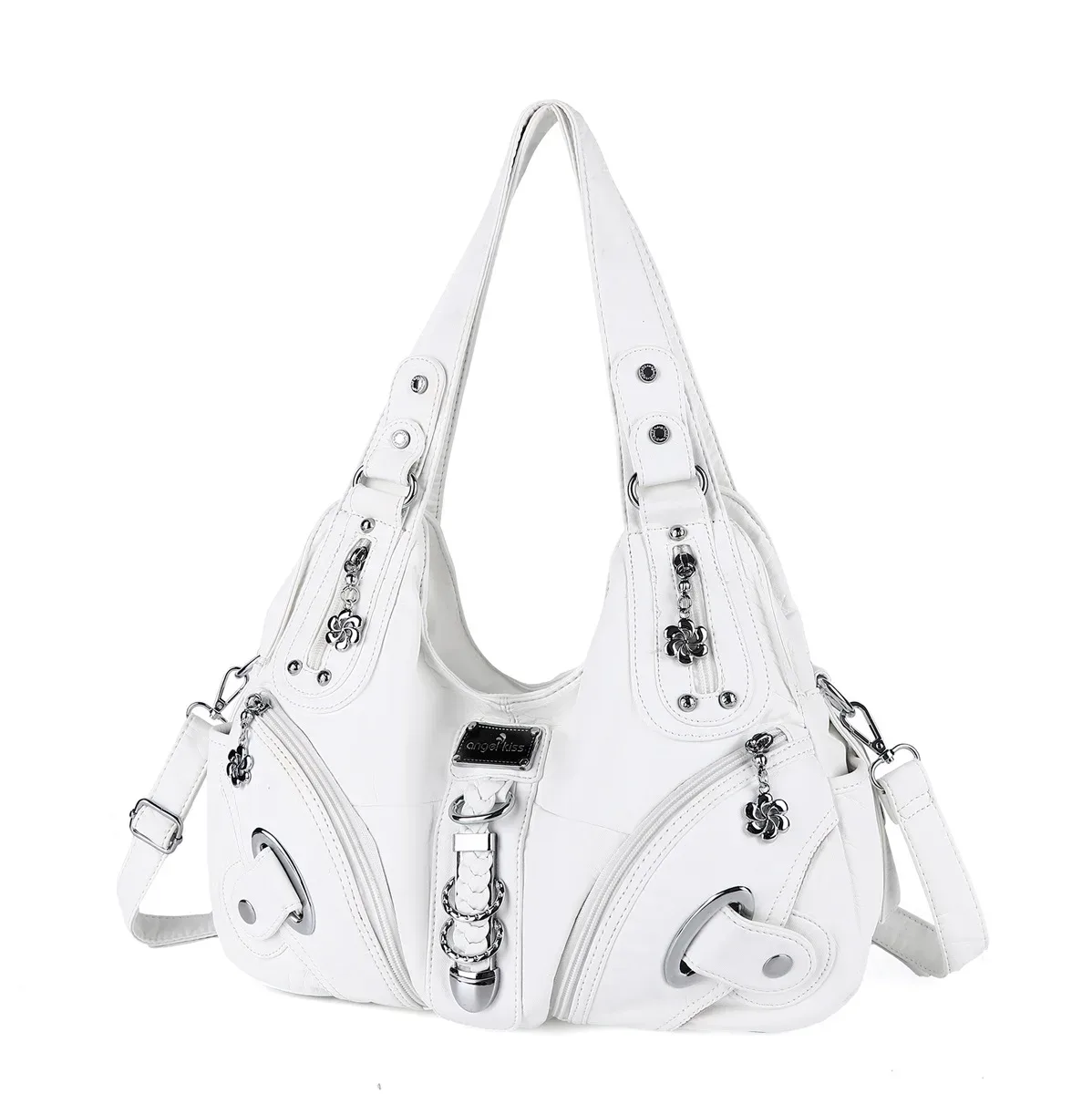 sac à main polyvalent pour femme, sac à bandoulière tendance, grand sac à poignée supérieure, sacoche, sac boulette, sac à bandoulière multi-poches, grand sac à main