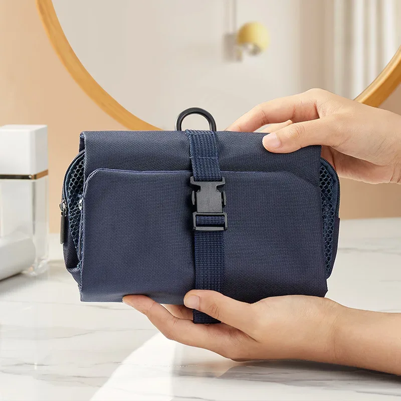 sac de rangement de maquillage de voyage étanche, trousse de maquillage portable, sac de voyage de grande capacité, sac de rangement de maquillage, sac de rangement d'articles de toilette