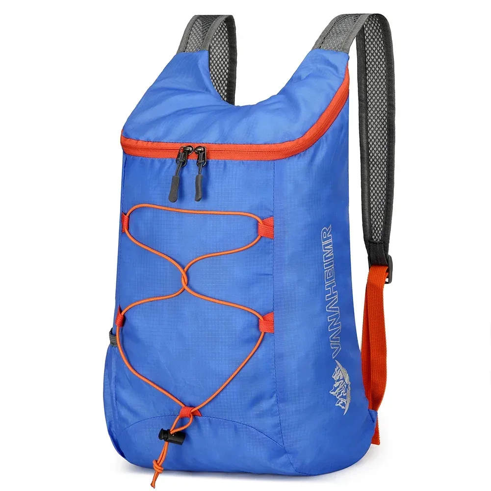 sac à dos portable pliable 10l, résistant aux éclaboussures, sac d'alpinisme pliable, sac de jour de voyage ultraléger, sac de sport pour hommes et femmes
