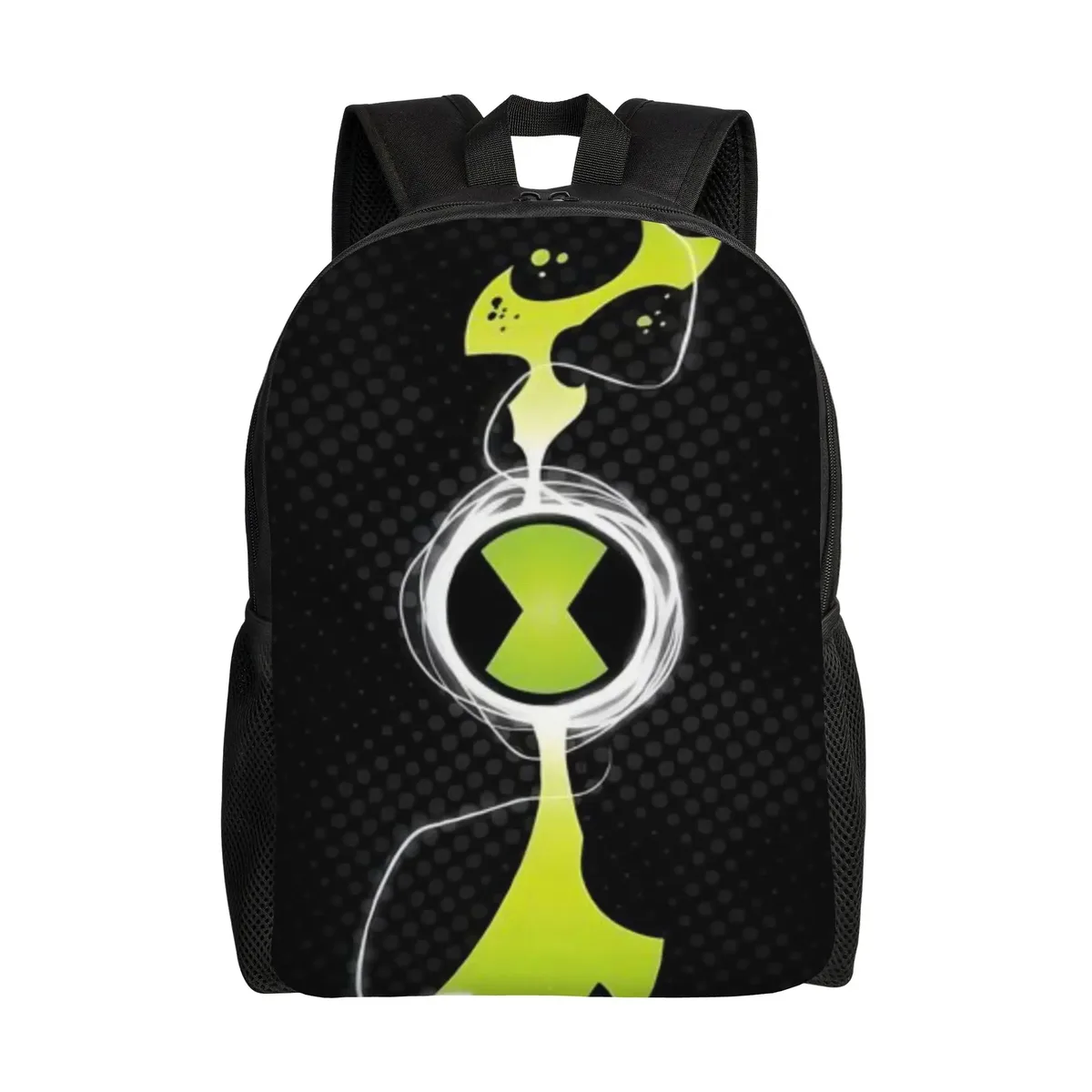 sac à dos ben 10 pour la rentrée scolaire, avec logo ben 10 omnitrix abstrait et sangle réglable