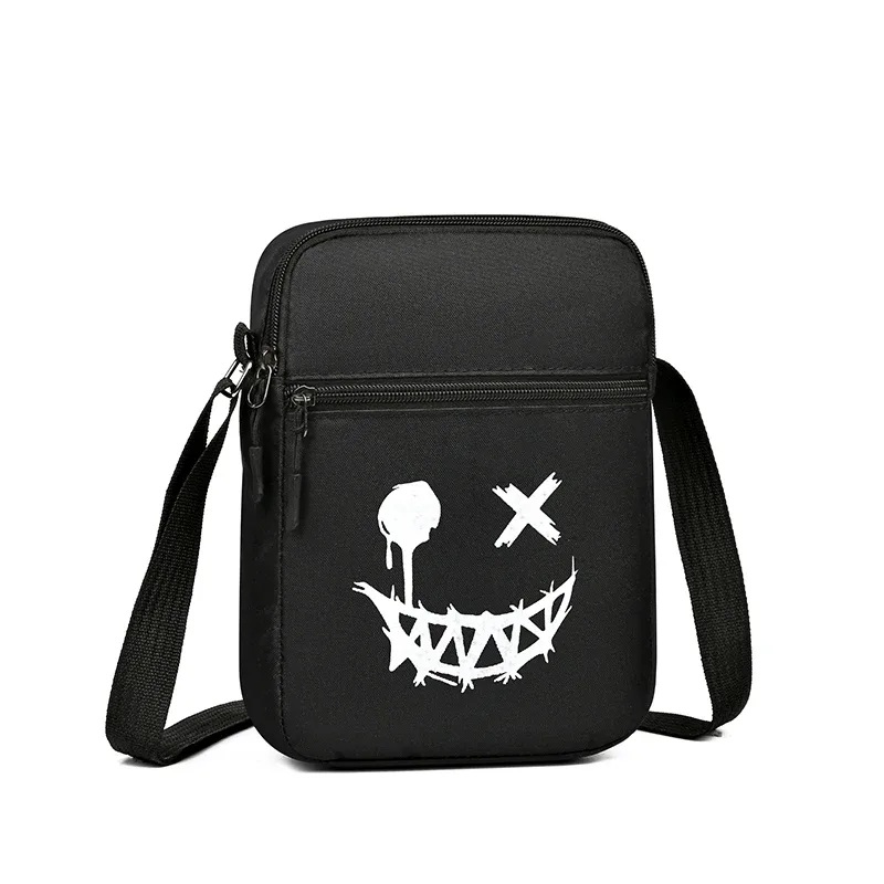 mini sac à bandoulière unisexe – pochette de téléphone compacte avec sangle réglable (cou/taille portable) pour hommes et femmes