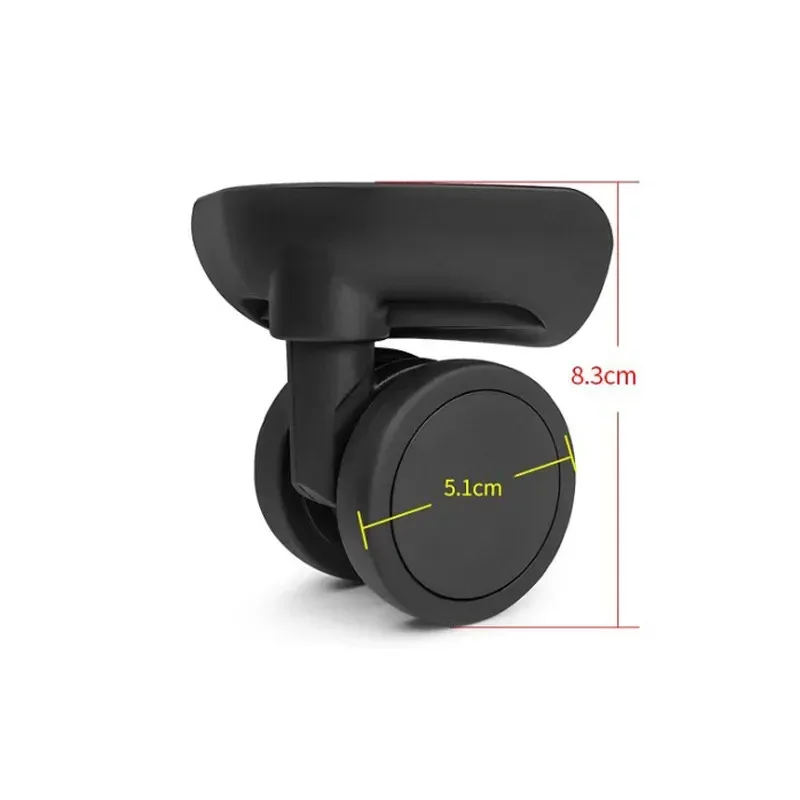 roue de remplacement pour valise de voyage dl-183-s, roue universelle pour valise à roulettes, roulettes pour valise à roulettes.