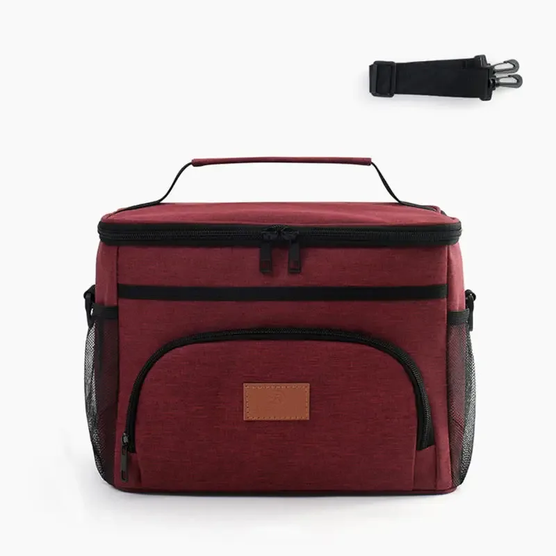 sac à dos isotherme grande capacité anti-fuite pour pique-nique, sac de rangement extérieur chaud et froid, sac à bandoulière