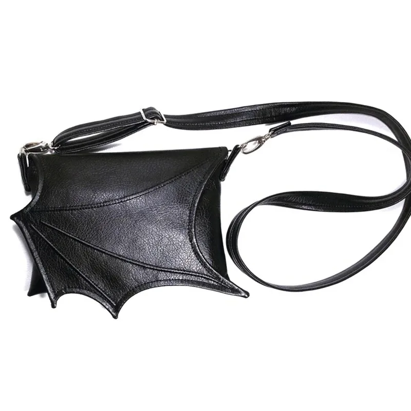 sac à ailes de chauve-souris noir, petit sac à bandoulière, sac à main de style gothique, sac à main batwing