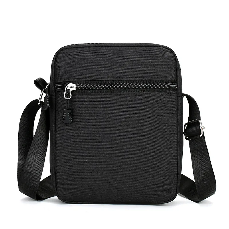mini sac à bandoulière simple et décontracté pour hommes, petit sac à bandoulière en nylon pour hommes, sacoche noire oxford, sac à bandoulière latéral, sac de poitrine pour mari