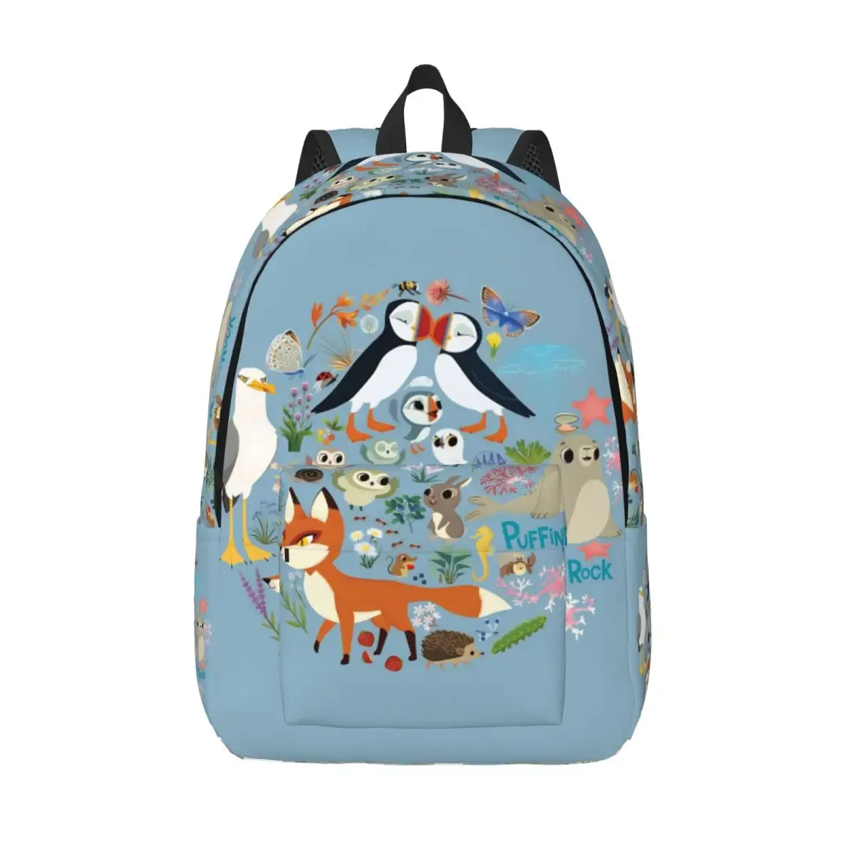 puffin rock oona baba cool sac à dos léger lycée travail dessin animé tv aquarelle sac à dos hommes femmes collège sac à bandoulière