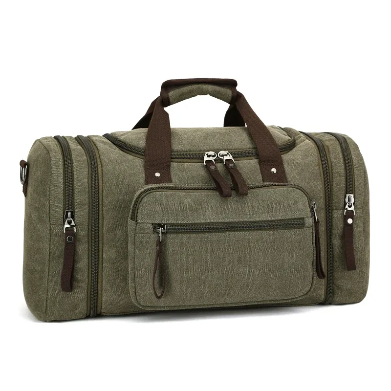 grande capacité hommes bagages à main voyage sacs de sport toile sacs de voyage week-end sacs à bandoulière multifonctionnel sac polochon de nuit