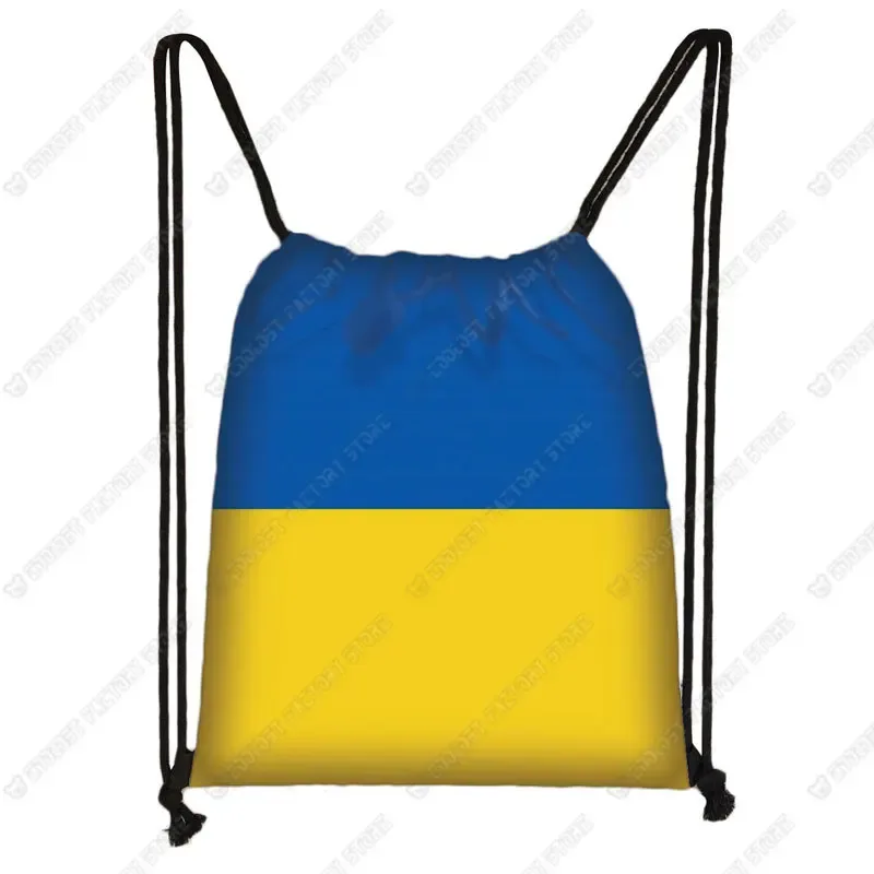 sac à dos imprimé drapeau national ukraine haïti algérie israël brésil hommes sac à cordon femmes sacs à bandoulière pour porte-chaussures de voyage