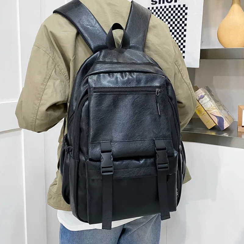 sac à dos de luxe pour hommes, tendance, voyage, étudiant, version coréenne, pochette d'ordinateur, grande capacité, nouvelle mode