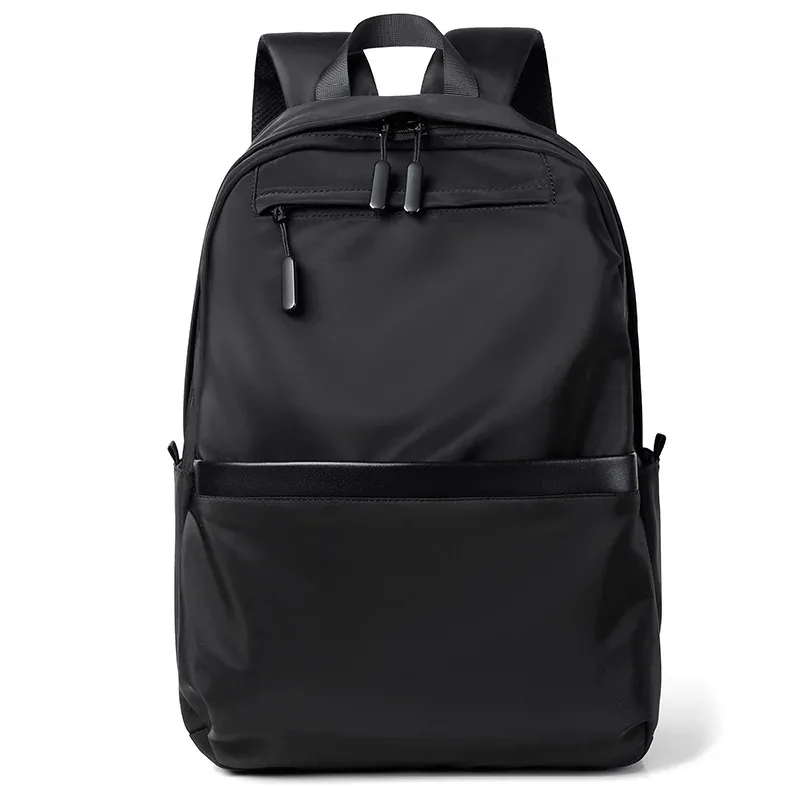 sac à dos étanche ultraléger de grande capacité pour homme, cartable d'école à la mode pour ordinateur portable de 15.6 pouces