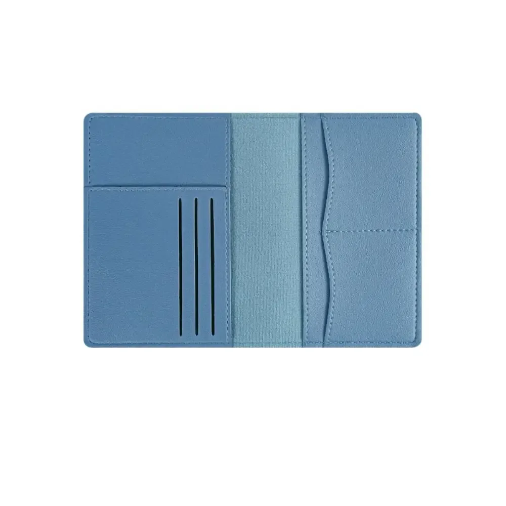 couverture de passeport de voyage en pu, multifonction, plusieurs fentes pour cartes, sac de passeport, accessoires de voyage, housse de protection pour passeport d'affaires
