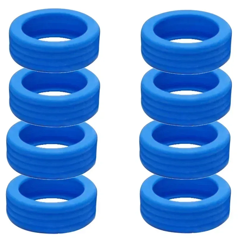 protecteur de roues de bagages en silicone, 8 pièces, réduit le bruit, boîtier de chariot, manchon de roulette silencieux, accessoires de bagages, housse de roue de valise