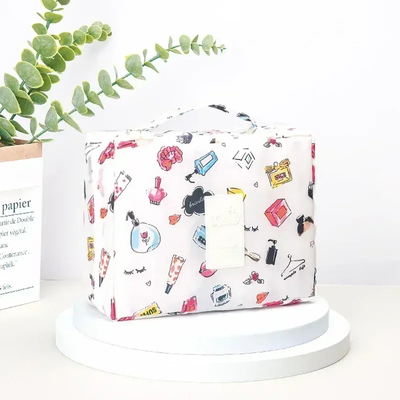 femmes en plein air organisation sac de maquillage fourre-tout grand sac cosmétique pochette beauté étanche femme voyage maquillage trousses de toilette