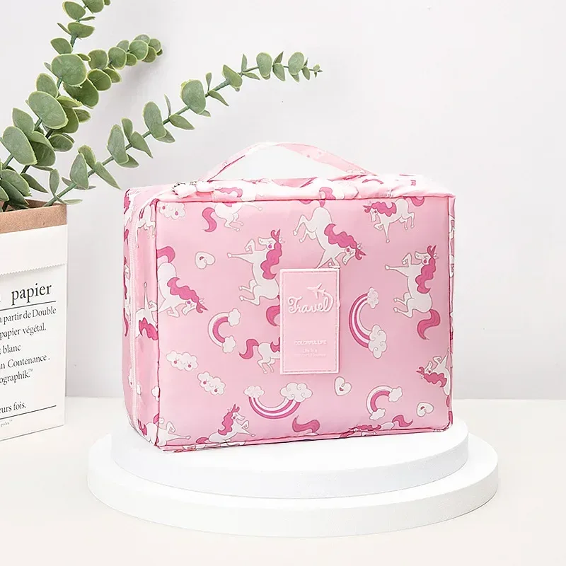 sac de rangement cosmétique portable de luxe pour femme, organisateurs de toilettes, grand, multi-compartiments, lavage, maquillage, poudres, voyage, designer