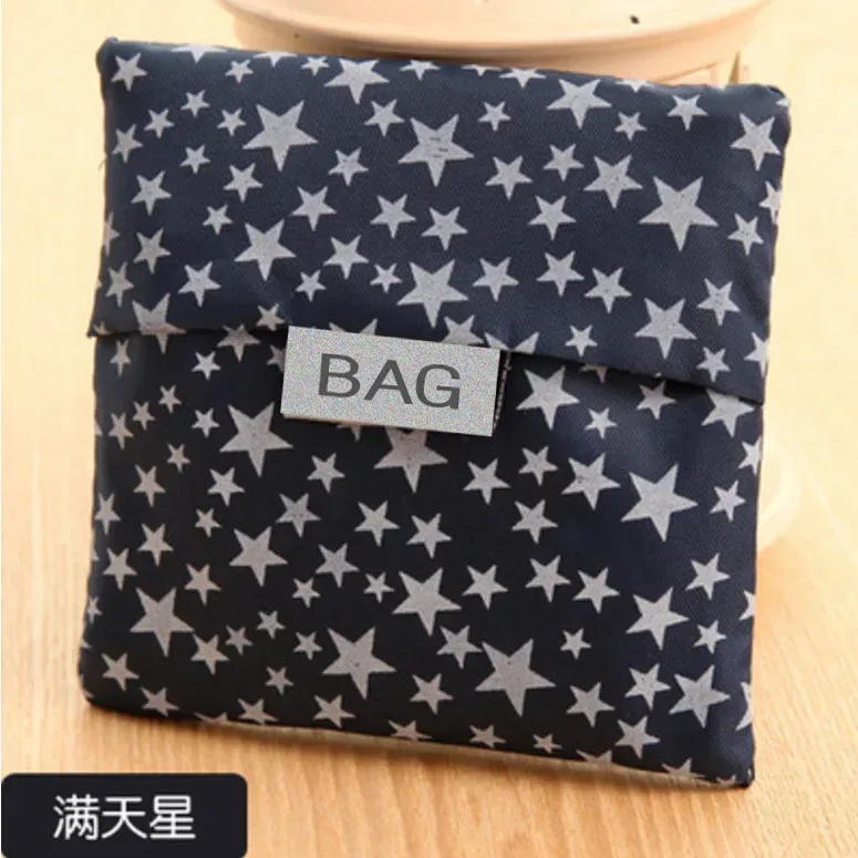 sacs de rangement pliables écologiques, fourre-tout grande capacité, sac d'épicerie en poudre, réutilisable et lavable