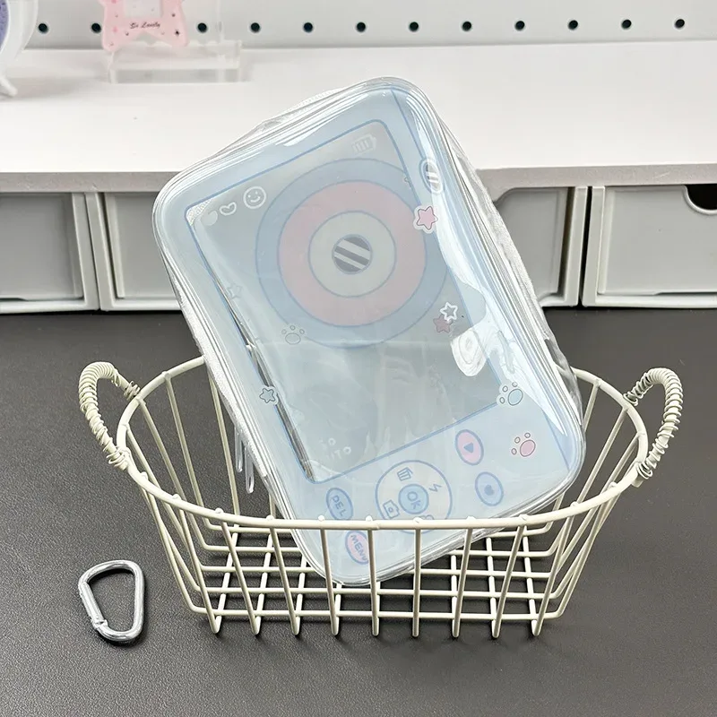 sac de rangement pour poupée en coton, ours auto-déversible, anti-poussière, haute transparence, idéal pour prendre des jouets, organisateur de jouets en peluche en plein air