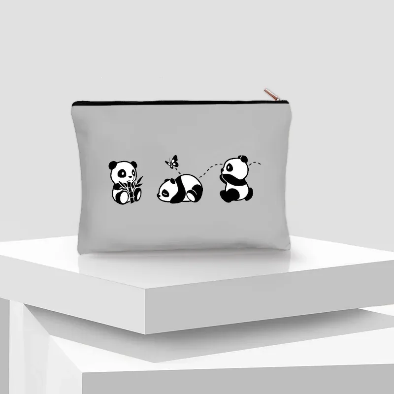 kawaii panda trousse à cosmétiques enfants voyage nécessité toilette sac à couches pochette de maquillage pour jolies filles anniversaire nouvel an cadeau