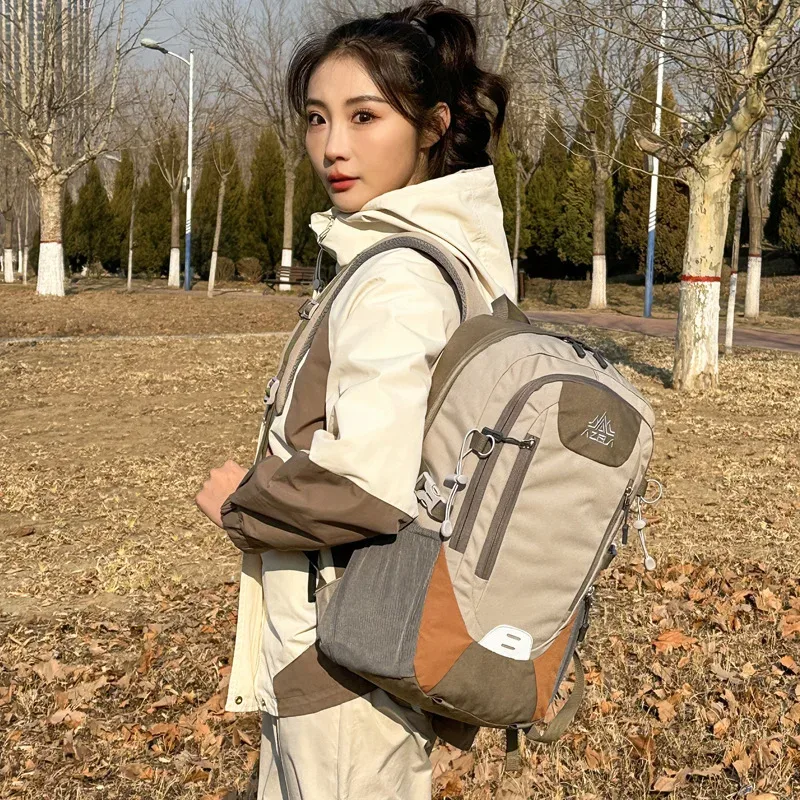 sac à dos de randonnée personnalisé avec logo, léger, grande capacité, pour sports de plein air, randonnée, camping, vente en gros