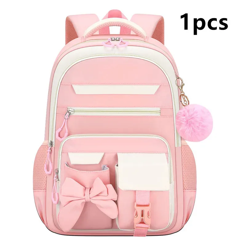 ensemble de 3 sacs à dos scolaires élémentaires grande capacité mignons pour filles du collège avec trousse et boîte à lunch