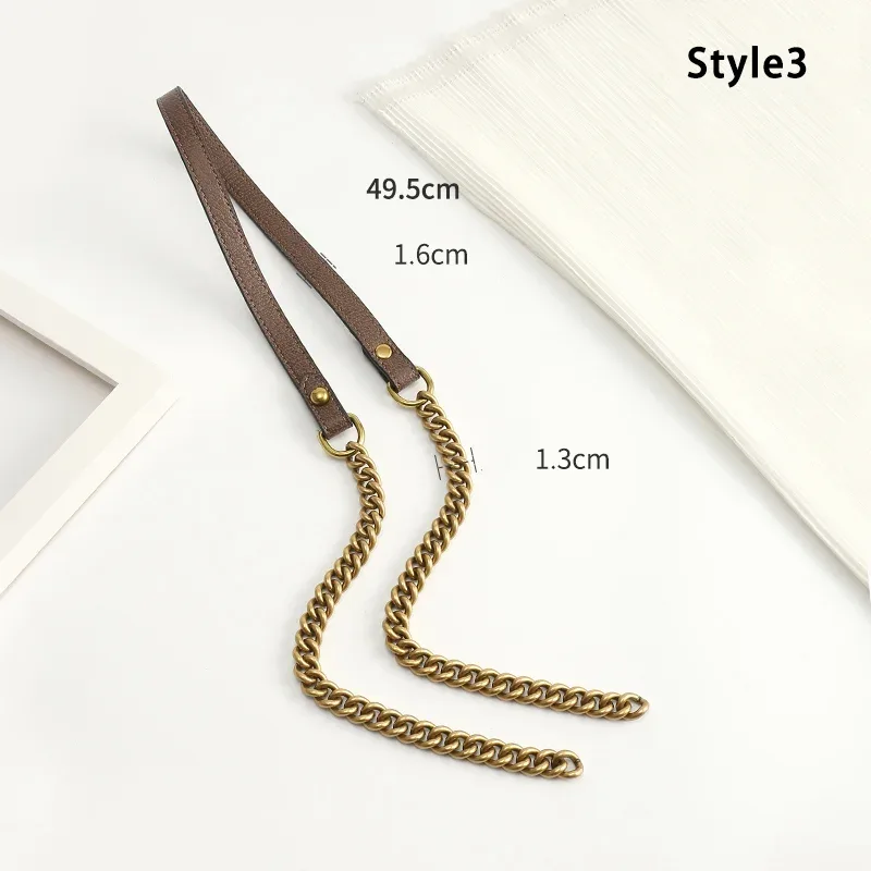 chaîne de sac bandoulière, sangle d'épaule durable, ceinture de remplacement, modification de sac, accessoires de chaîne