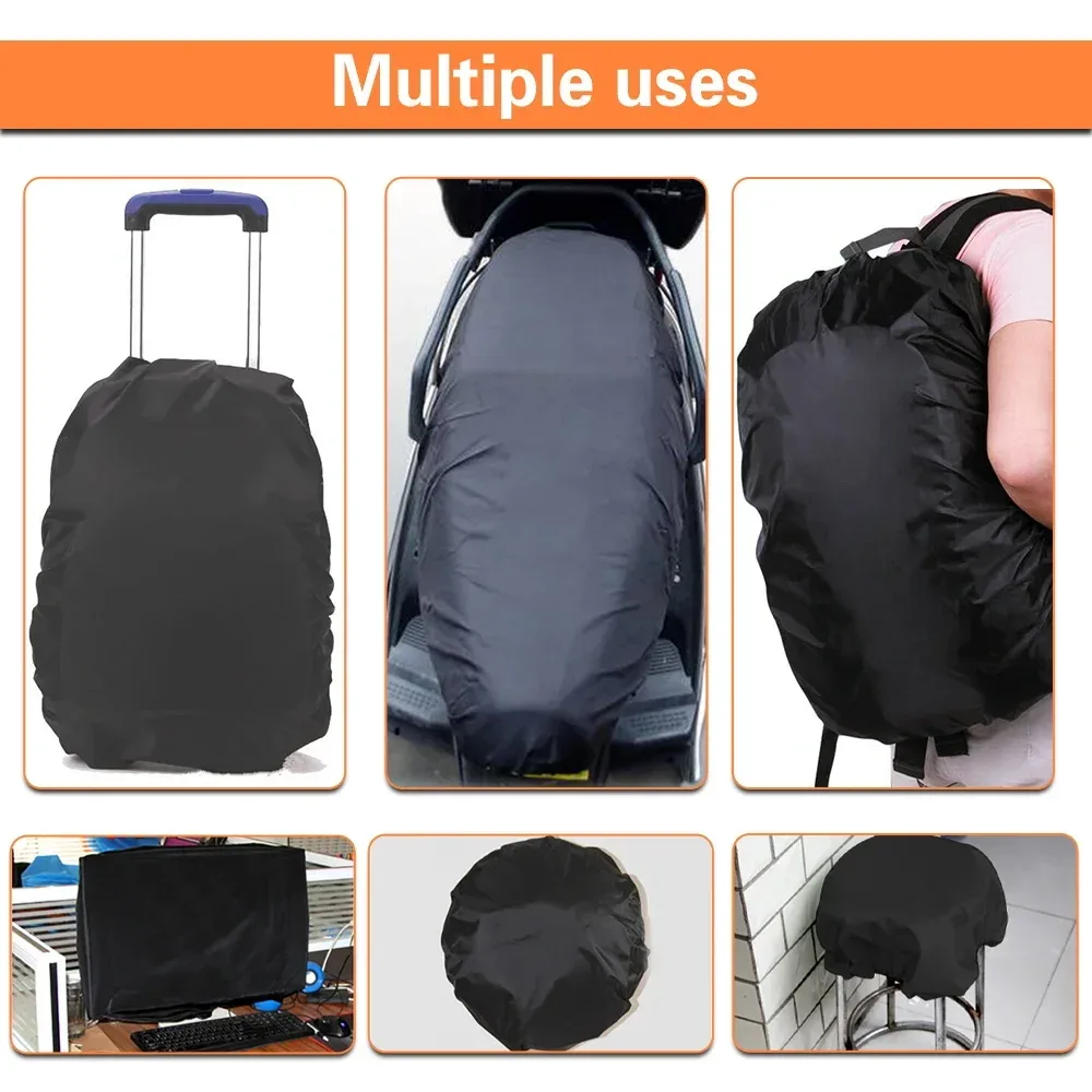 housse de pluie portable légère, housse de voyage série ours 20-70l, sac à dos de camping, étanche à la poussière, accessoires de voyage