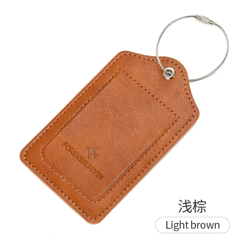 étiquette bagage cuir pu rose marron beige dore rouge vert ornamentation voyage identification bagage sacs