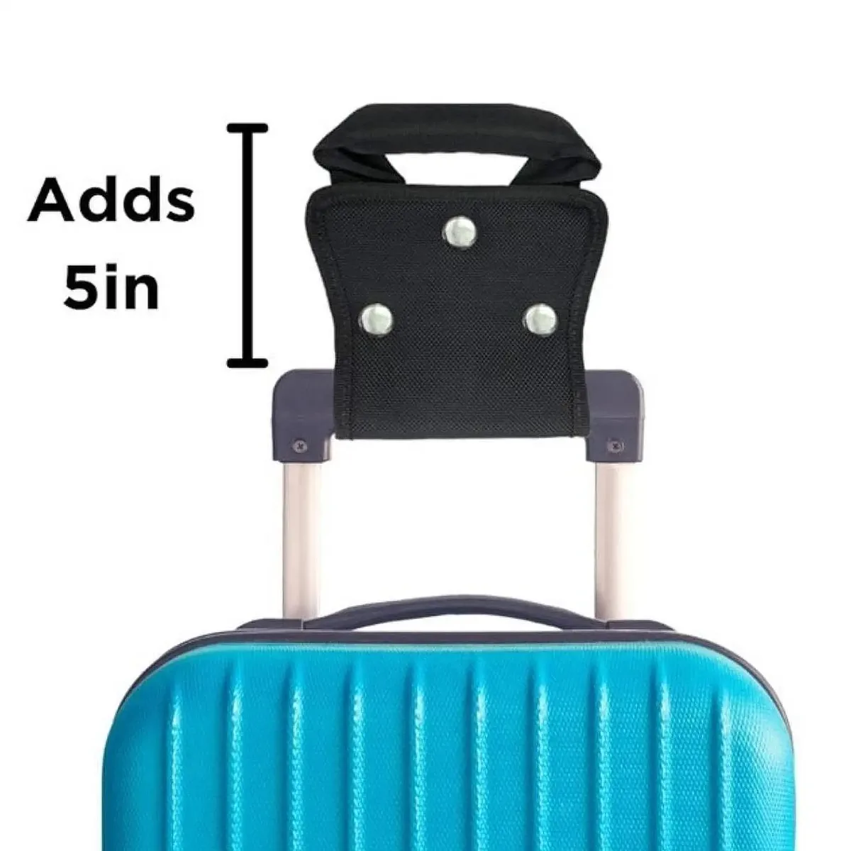 extension de poignée pour bagages, tissu oxford amovible en nylon pour hommes et femmes, valise pratique pour voyages, installation facile, prise confortable