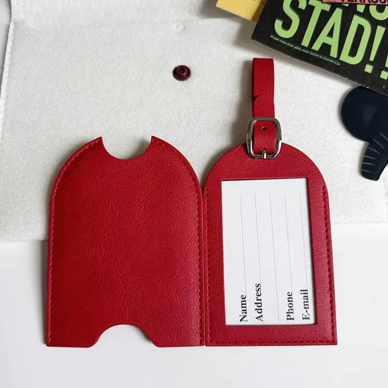 étiquette de bagage avec initiales personnalisées, logo personnalisé, lettre pour hommes et femmes, nom de valise, étiquettes d'avion en pu, accessoires de voyage
