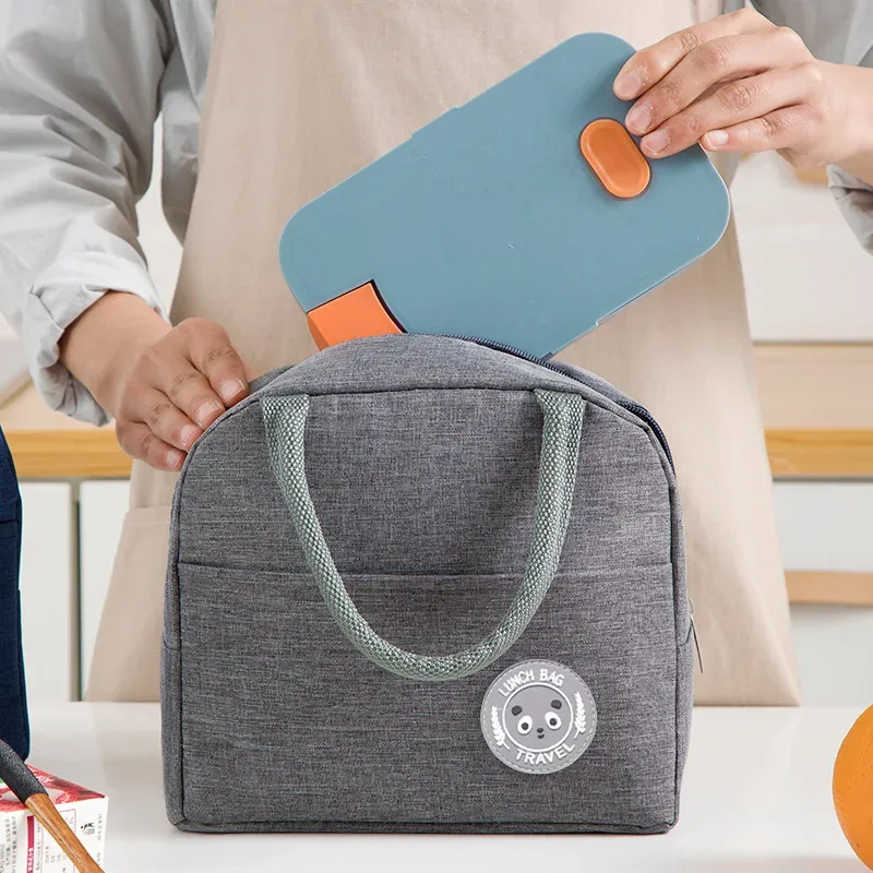 sac isolé à main étanche, boîte à bento en aluminium frais, sac à bento pour étudiant, sac de rangement de voyage à domicile