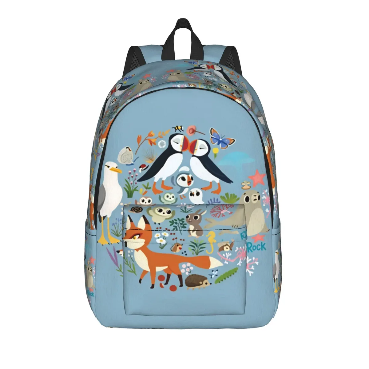 sac à dos puffin rock and new friends pour filles, sacs à dos de randonnée en polyester, grands sacs à dos kawaii pour lycée