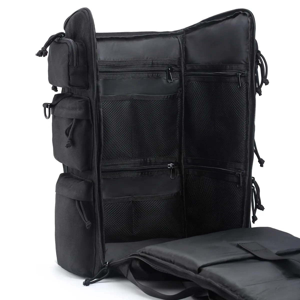 Sac de voyage pour homme avec système modulaire de grande capacité, design multi-compartiments avec espace de rangement pour chaussures