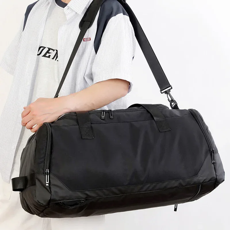 sac de voyage de grande capacité avec logo imprimé, sac de rangement de sport de boxe, sac de sport à motif personnalisé