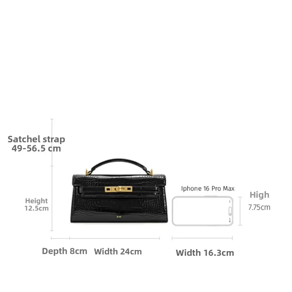 sac à main jw pei en cuir gaufré crocodile, sac de luxe convertible pour femme, sac bandoulière et sac à épaule de style nouveau