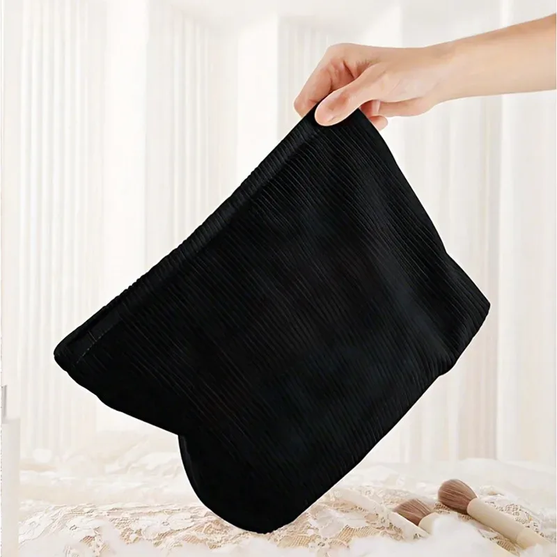 sac de toilette zippé grande taille homefish pour femme – trousse de maquillage élégante pour les activités quotidiennes et les voyages