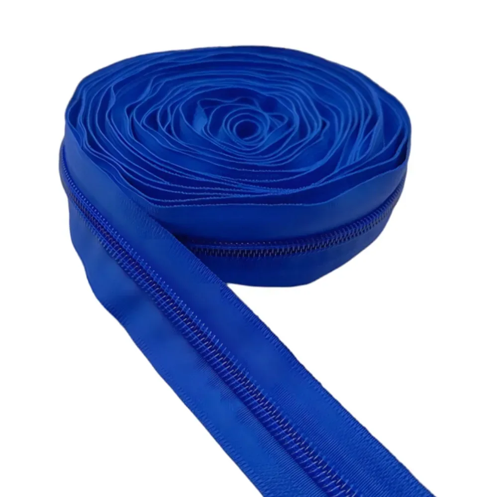 5 #   ruban de fermeture éclair en nylon arc-en-ciel sans curseur, 1-10m, fermetures éclair au mètre, kit de réparation de fermetures éclair pour sacs et fournitures