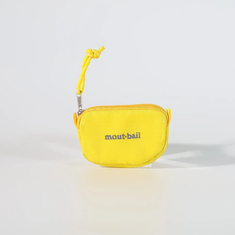 porte-monnaie léger d'extérieur avec fermeture éclair, mini sac de rangement pour écouteurs, petit sac suspendu pour clés et cartes, en tissu oxford neutre et minimaliste