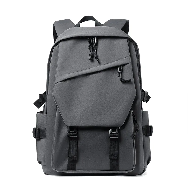 sac à dos simple de couleur unie, sac à dos de voyage, beaucoup d'espace de rangement, très adapté aux déplacements, à l'école, au travail et à sortir.