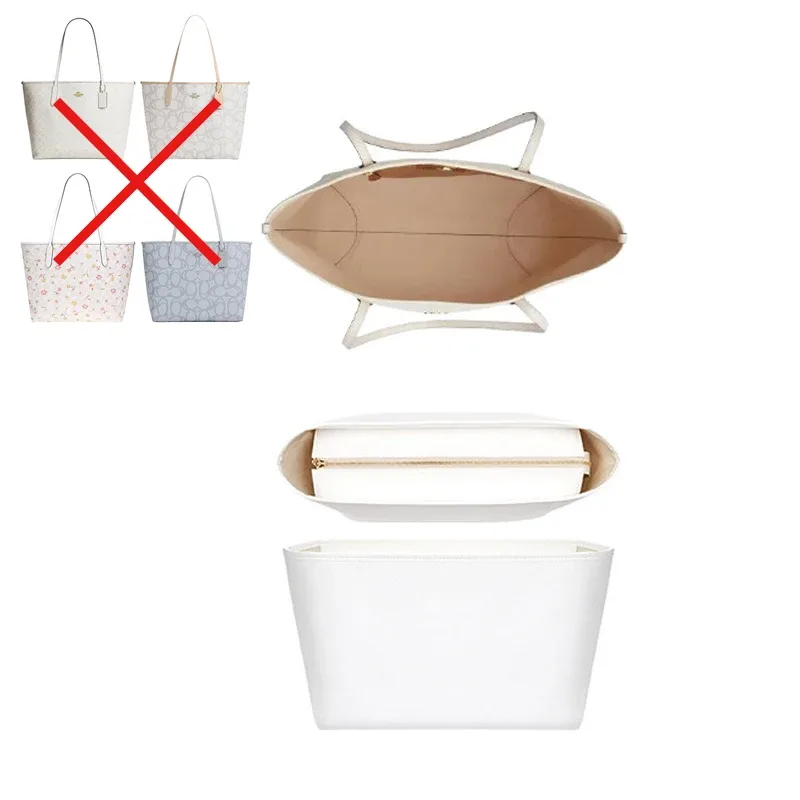 organisateur de sac en papier dupont imperméable pour city33 – insert de maintien de forme léger et imperméable, base de sac intérieure, accessoires