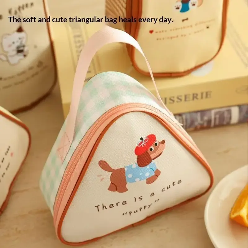 Sac fourre-tout isotherme à motif de dessin animé mignon, sac à main thermique réutilisable, conteneur de stockage alimentaire pour enfants, femmes, école, travail, pique-nique