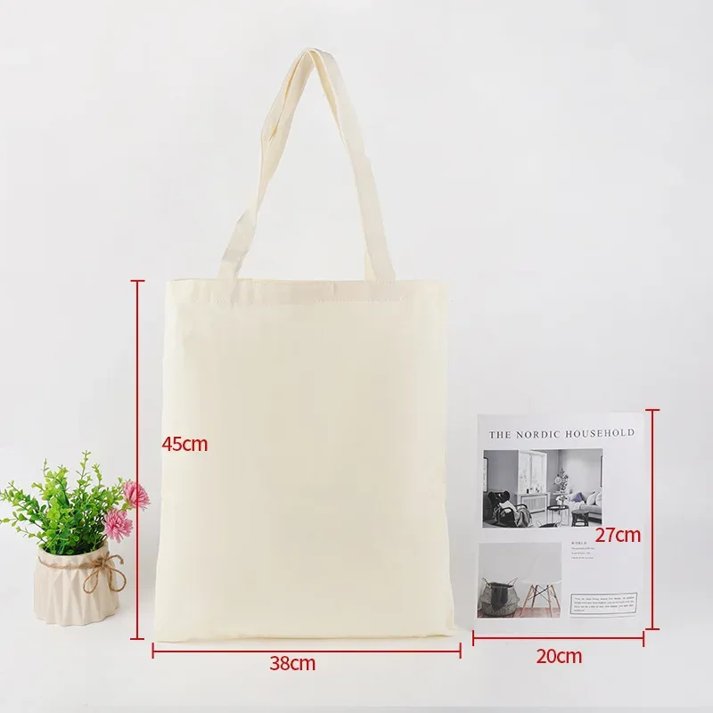 100 pièces/lot, vente en gros, sacs fourre-tout en toile de grande capacité, logo personnalisé, sacs réutilisables en coton écologique, sacs de courses promotionnels