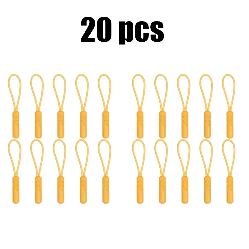 10/20 pièces tiroir de fermeture éclair, embout de remplacement pour cordon, clip de fixation pour boucle cassée, languette de fermeture éclair pour sac de voyage, valise, tente, sac à dos