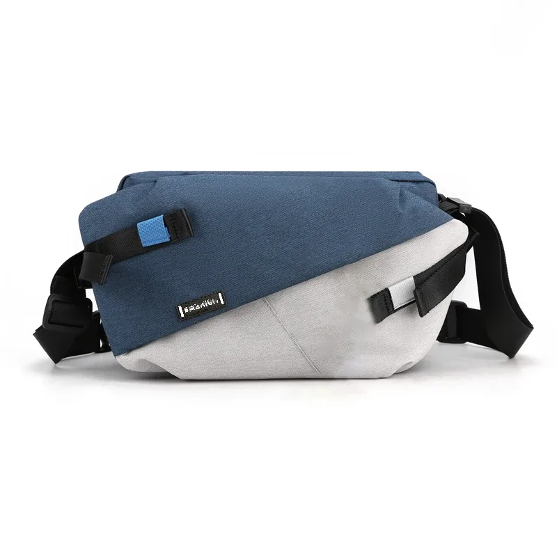 sacs banane en nylon de haute qualité avec empiècements, nouvelle marque 2026, sac de poitrine unisexe, sac bandoulière décontracté pour voyage et extérieur, sacs de ceinture pour hommes
