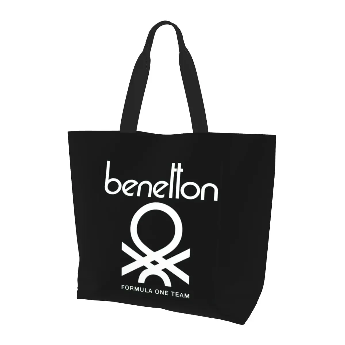 united colors of benetton sac fourre-tout en toile de grande capacité, sac à bandoulière, sac à provisions pour femmes