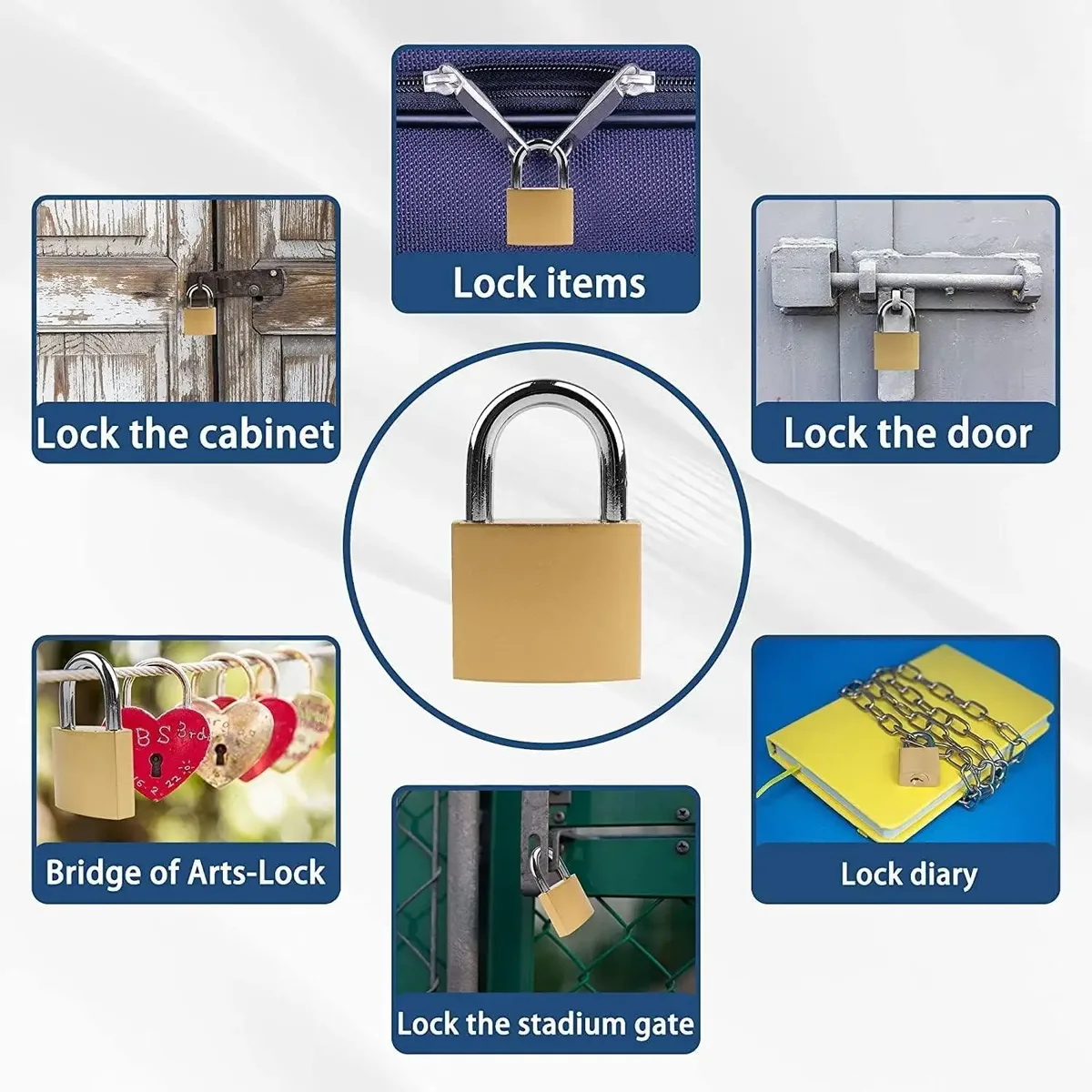 petits cadenas à clé étanches, 2 pièces, serrures de sécurité en métal de 33 mm pour sacs de voyage, sacs à dos et casiers