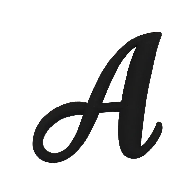 1 pièce breloque de sac à lettres noires, accessoires de mode, breloques de lettres de style latine pour sacs de plage, breloques a-z pour sacs fourre-tout