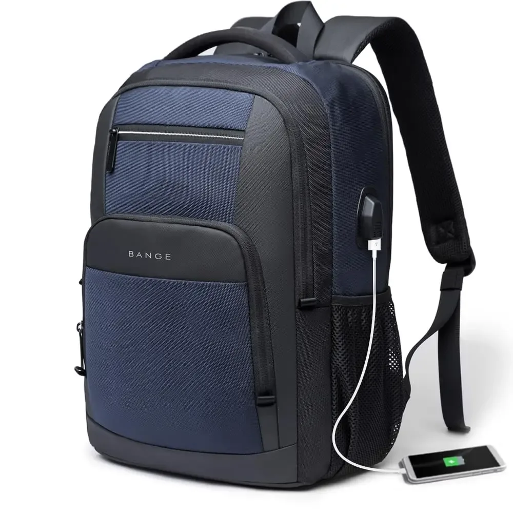 sac dos oxford université noir polyester usb poignée souple bandoulière arquée jacquard classique patchwork