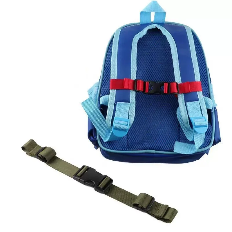sac à dos d'extérieur réglable pour enfants, sangle d'épaule fixe, ceinture de traction antidérapante, sangle de poitrine durable, accessoires de sac