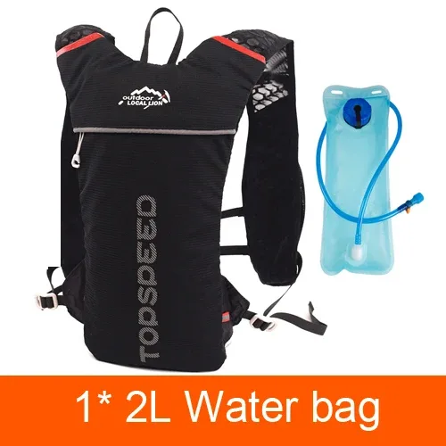 sac à dos d'hydratation pour course à pied 5l, sac de course ultra léger pour marathon, sac à dos de vélo, option gourde souple 500ml