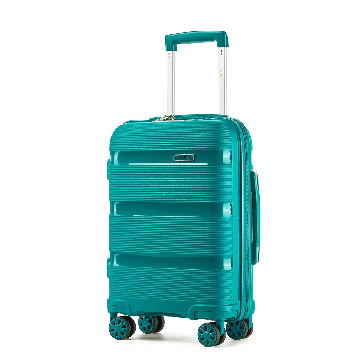 valise rigide kono en polypropylène, bagage à main à roulettes 55/65/75 cm avec 4 roulettes pivotantes à 360° °   roues pivotantes et serrure à combinaison tsa