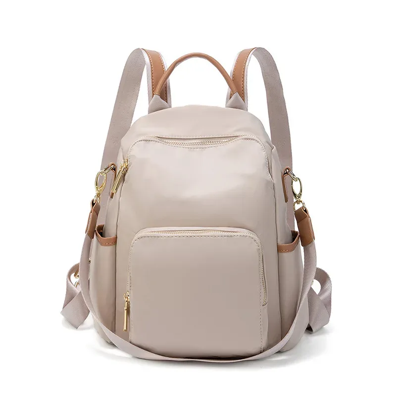 sac à dos en tissu oxford pour femmes, fourre-tout à la mode, sac d'école étanche de grande capacité pour les loisirs et les voyages d'affaires
